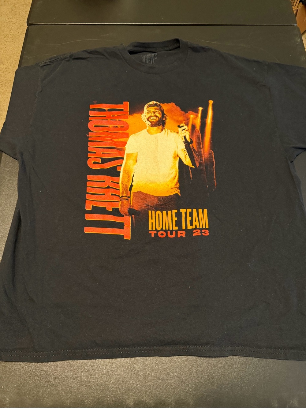 Thomas Rhett concert Tshirt Home Team Tour 23 Graphic Tee - Black